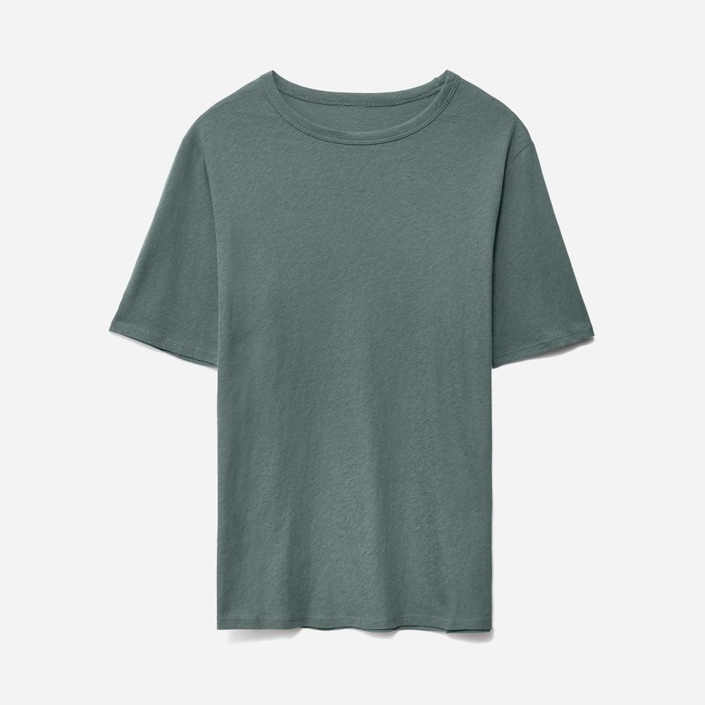 Everlane Air Oversized Crew, NWT, Green Balsam, S